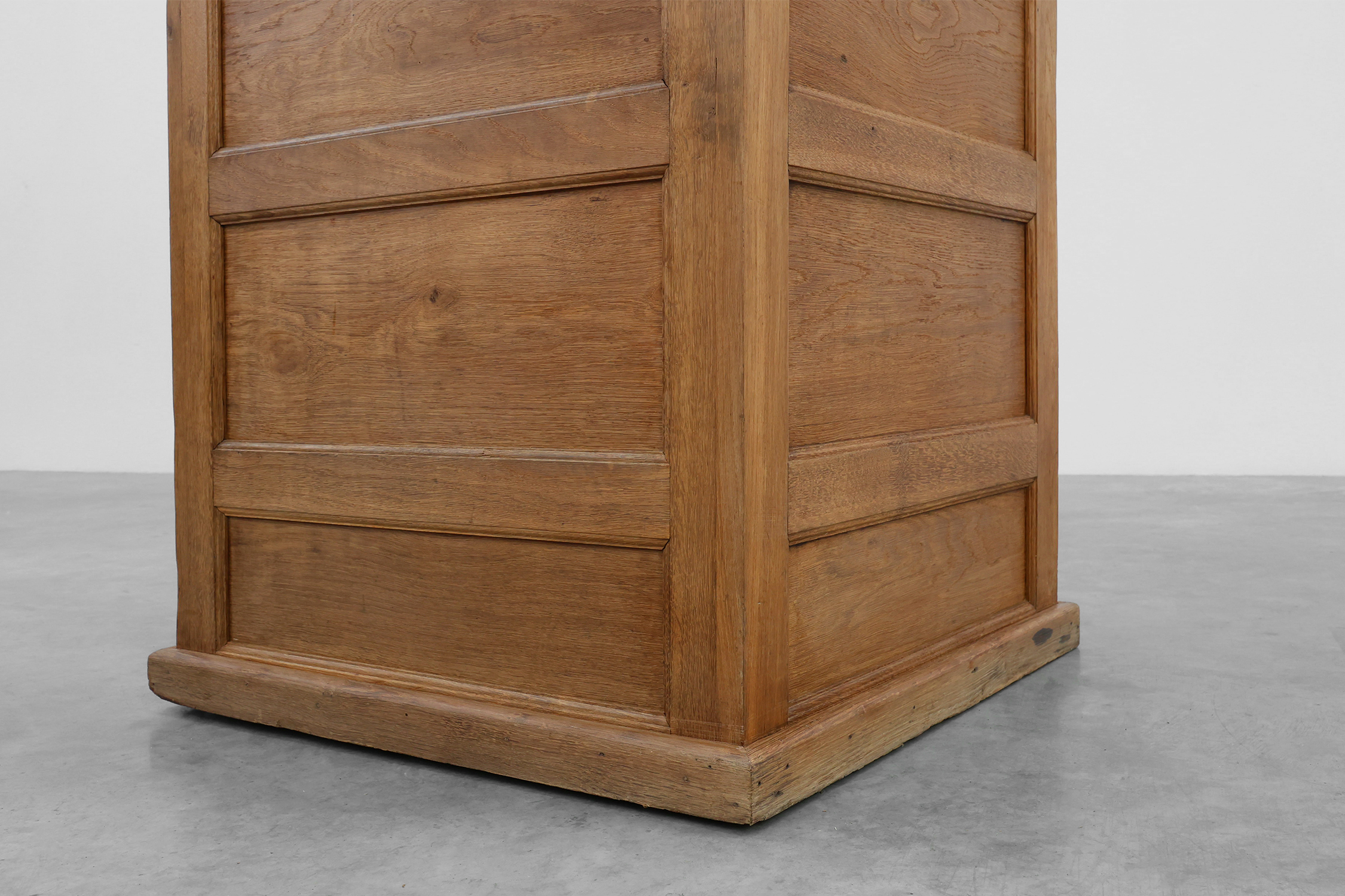 Industrial Oak Filing Cabinet with Brass Handles, United Kingdom, 1920sthumbnail